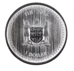 2016 New Zealand Fiji Iguana 1 oz Silver Coin